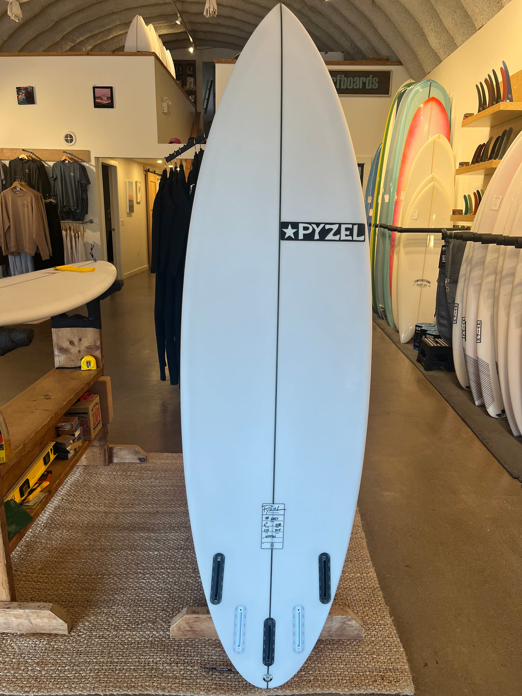 Pyzel Ghost 6'3 - X5 Single Tab Fins (1074966)