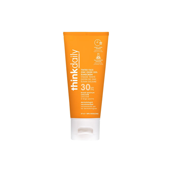 Think daily tinted face mineral based sunscreen lotion SPF 30 (59ml)