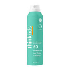 Think Kids clear zinc sunscreen spray SPF 50