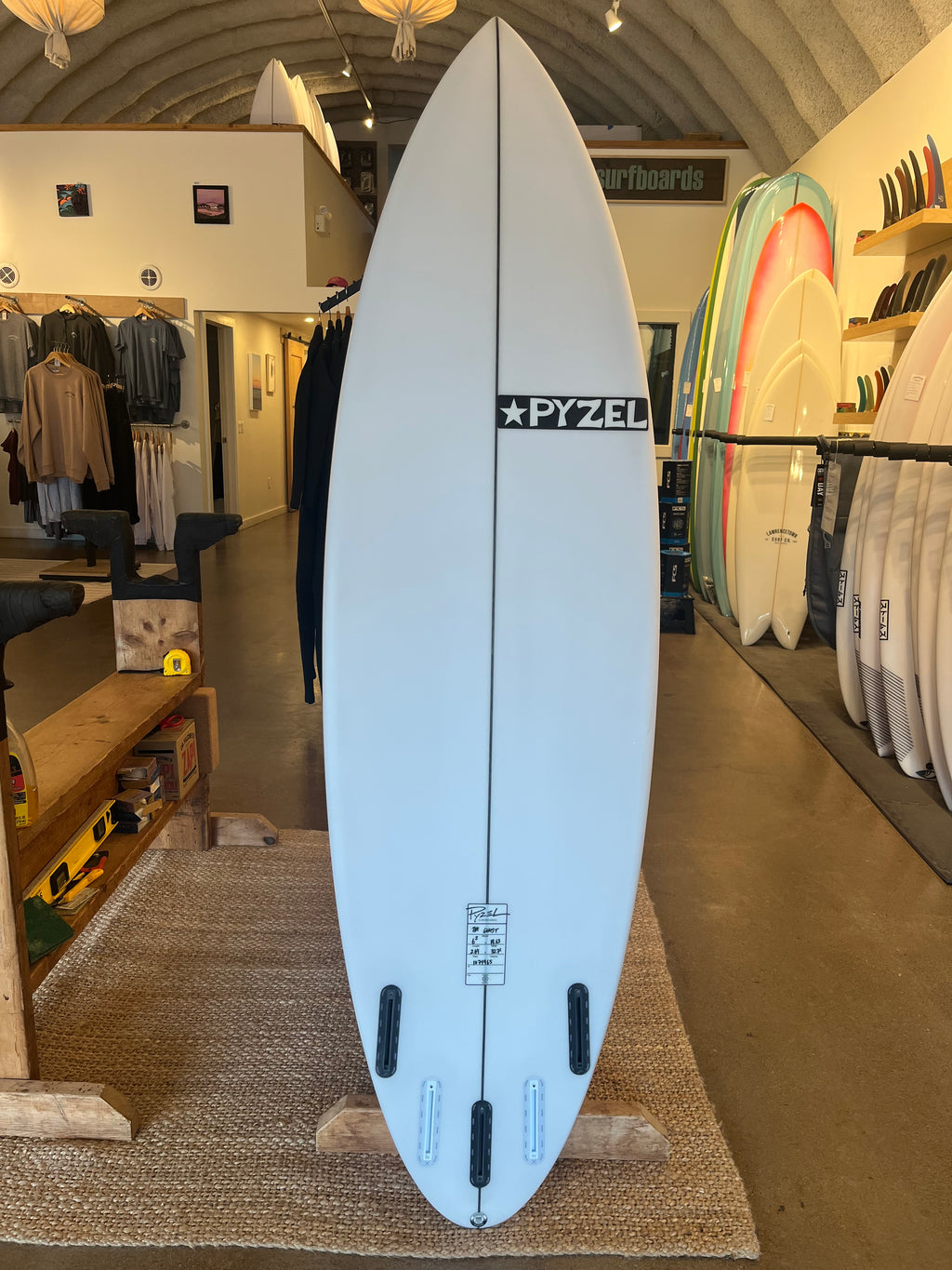 Pyzel Ghost 6'2 - X5 Single Tab Fins (1074965)
