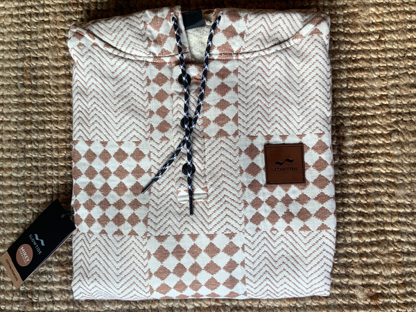 Slowtide - Feb Fouta KIDS Poncho - Mousse