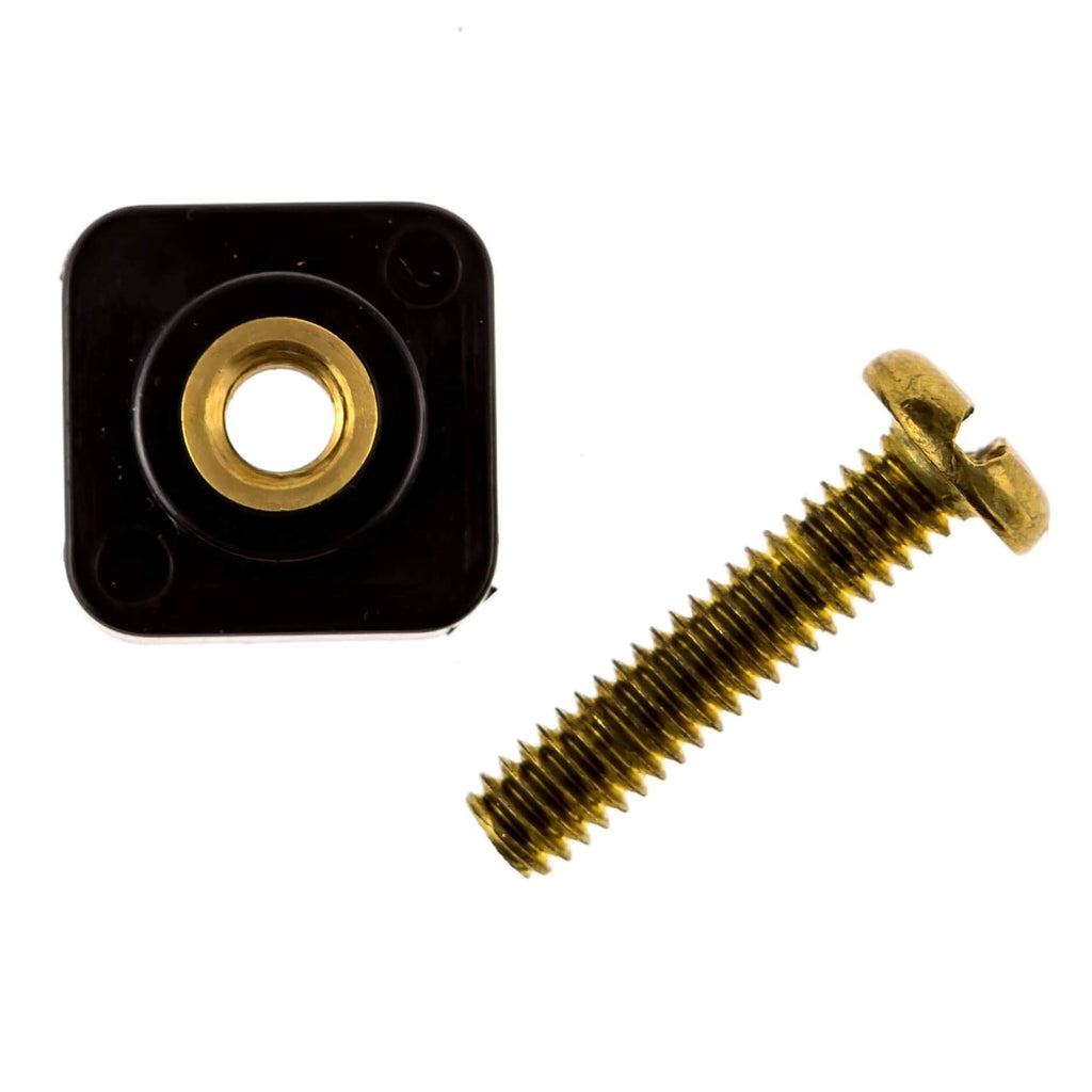 Break-Away Plate and Screw Brass