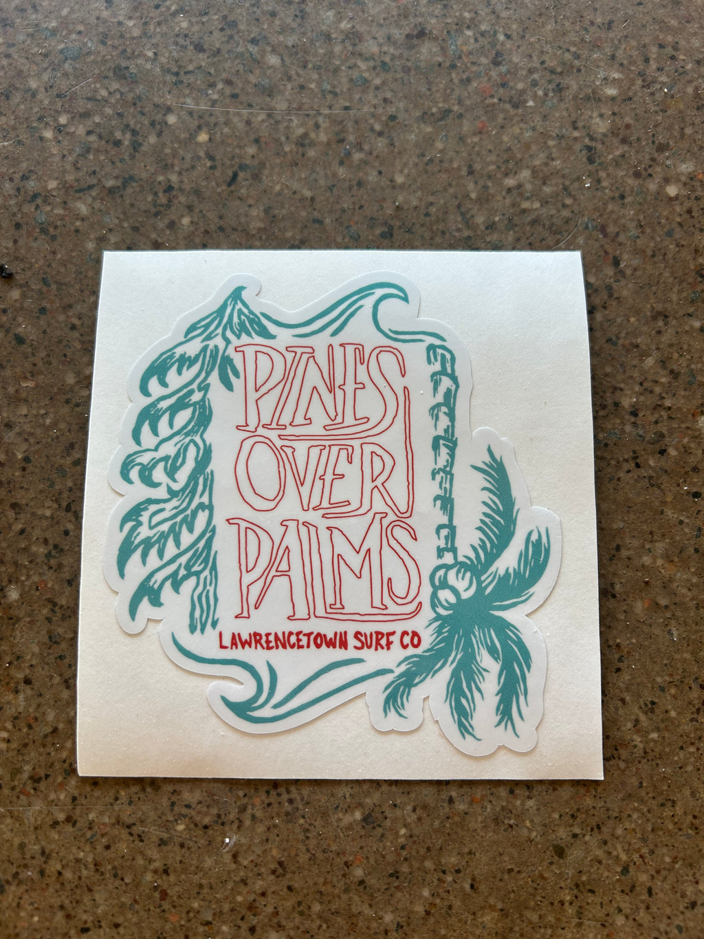 Pines Over Palms sticker