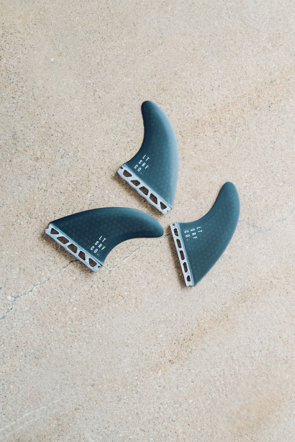Lawrencetown Surf Co. Thruster Fin Set - Single Tab Base