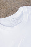 Premium 100% Cotton Longsleeve tee - White / Black