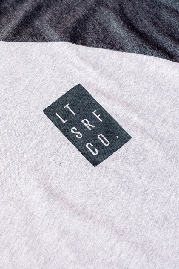 Premium Raglan Tee - Grey / Black