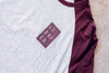 Premium Raglan Tee - Burgundy