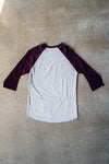 Premium Raglan Tee - Burgundy