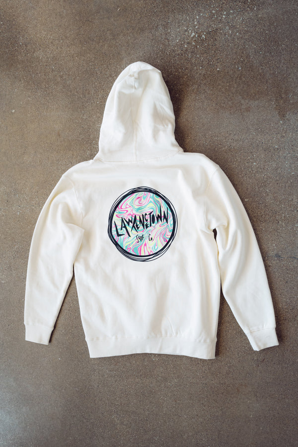 Surf "Trip" Premium Midweight Hoodie - Cream