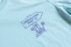 Women's Wax Run Tee - Pale Blue / Purple
