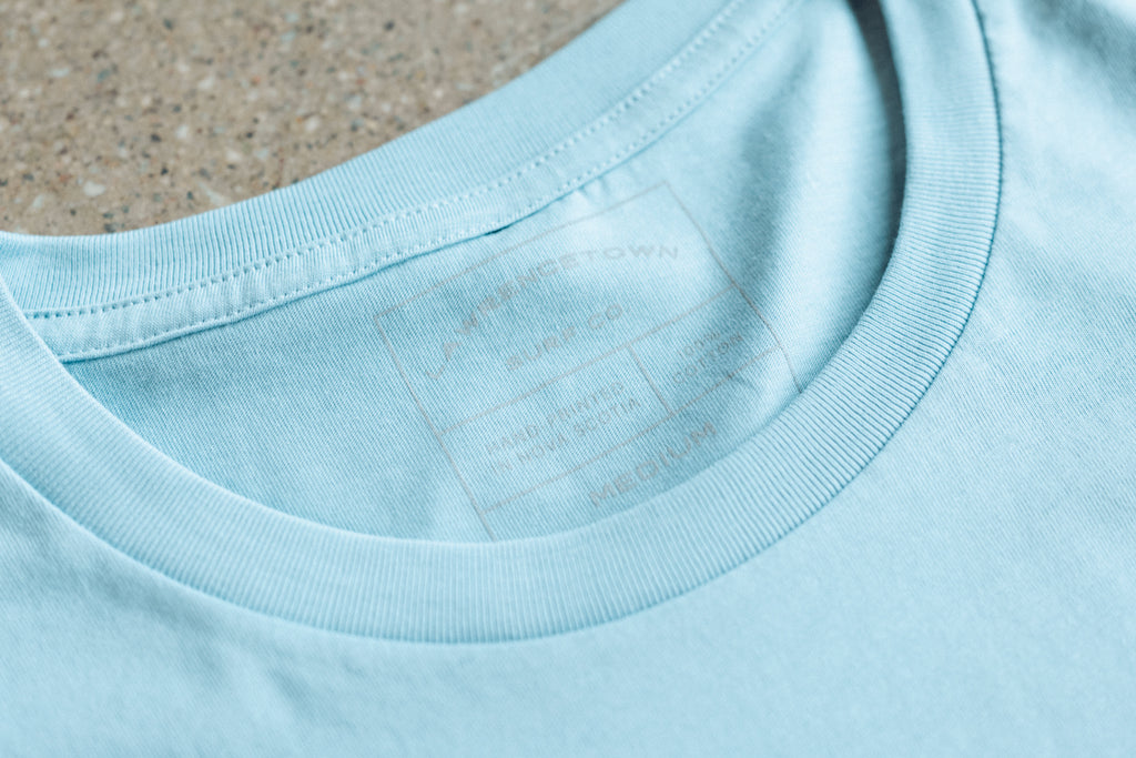 Women's Wax Run Tee - Pale Blue / Purple