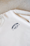 Crewneck Sweater- Sand / Black