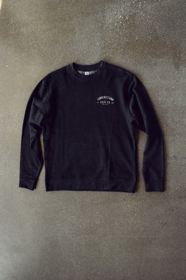 Premium Heavyweight United Crewneck- Black/White