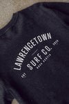 Premium Heavyweight United Crewneck- Black/White