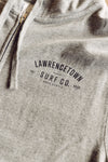 Midweight Zip Hoodie Gunmetal Heather / Black