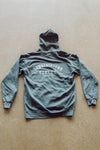 Heavyweight Hoodie - Pepper / White
