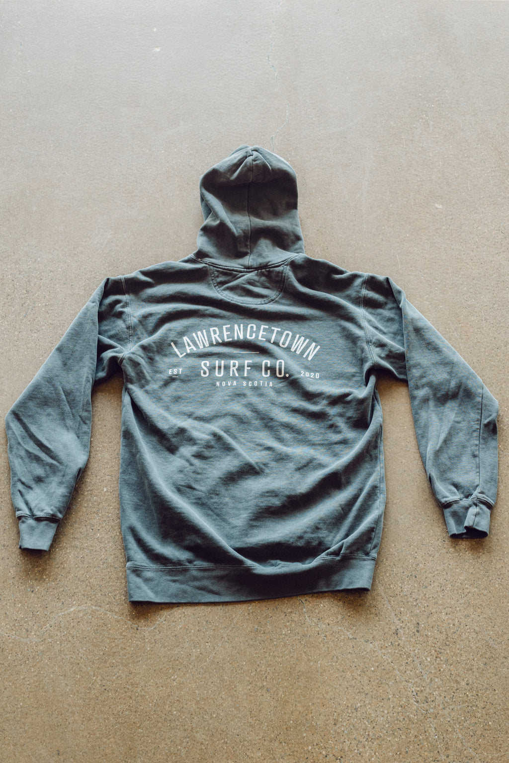 Heavyweight Hoodie - Pepper / White