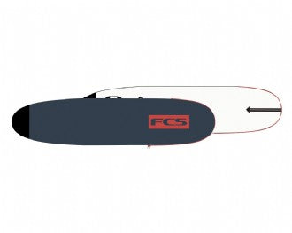 FCS Classic Longboard Bag 9'6 - Steel Blue / White
