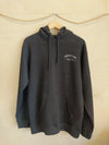 Heavyweight Hoodie - Charcoal Grey / White