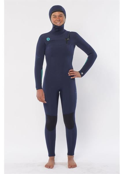 Sisstrevolution 7 Seas 5/4 Hooded Chest Zip Full Suit