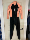 Rip Curl Women's Dawn Patrol 3/2 Back Zip - Black / Peach
