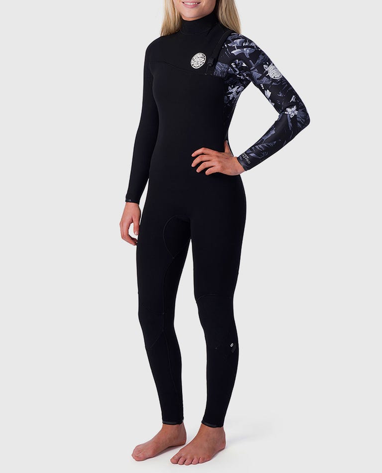Rip Curl Women's G-Bomb 3/2 Zip Free Wetsuit