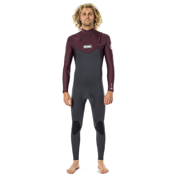 Rip Curl Men’s 4/3 Dawn Patrol Chest Zip  - Wine