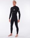 Rip Curl E Bomb 4/3 Zip Free E7 Wetsuit - Black