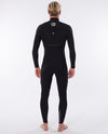 Rip Curl E Bomb 4/3 Zip Free E7 Wetsuit - Black